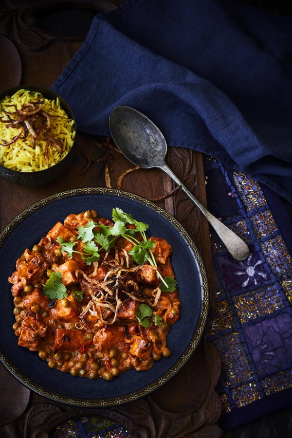 Pea and Paneer curry